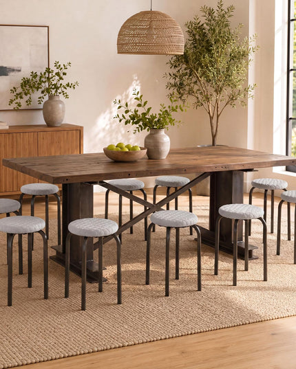 GIANTEX 18" Stackable Stools Set of 6