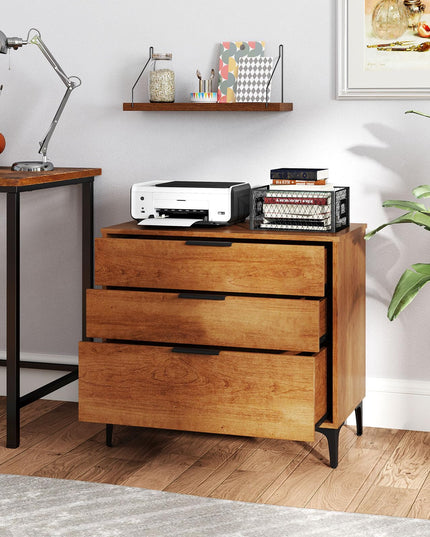 Giantex Dresser for Bedroom, Mid-Century Modern Storage Cabinet with Anti-Tip Kit, Multipurpose Clothes Organizer
