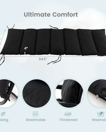 Giantex Zero Gravity Chair with Patio Cushions, Adjustable Folding Reclining Lounge Chair