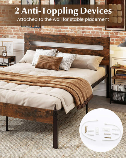 Giantex 3-Tier End Table w/Charging Station