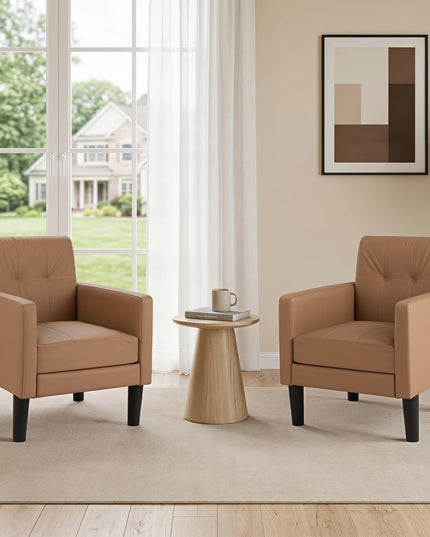 Giantex Modern Accent Chair with Removable Seat Cushion
