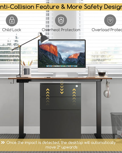 Giantex Electric Standing Desk, Height Adjustable Stand up Desk