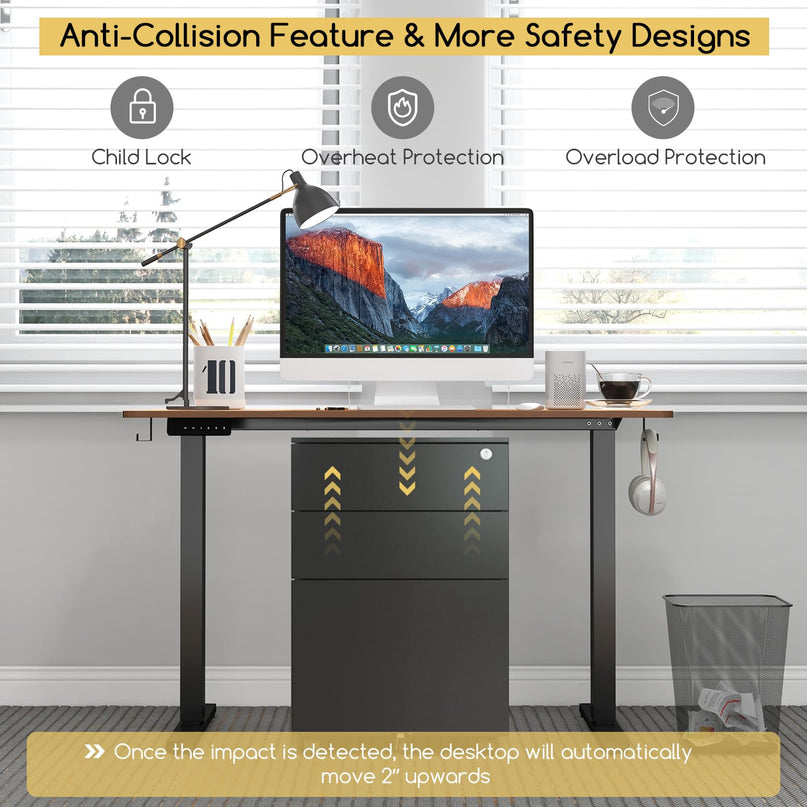 Giantex Electric Standing Desk, Height Adjustable Stand up Desk