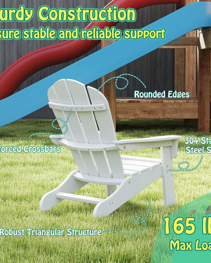 Giantex – Lot de 2 chaises Adirondack pour adultes et enfants