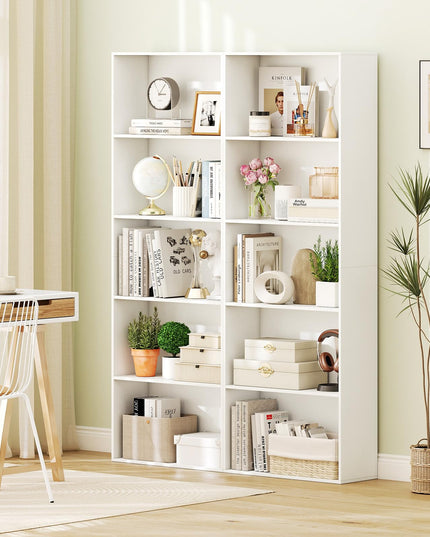 Giantex 5 Tier Bookshelf for Living Room Bedroom Home Office