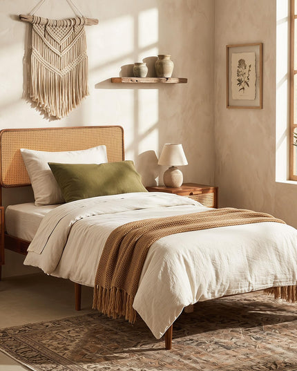Giantex Wooden Bed Frame Twin/Full/Queen Size