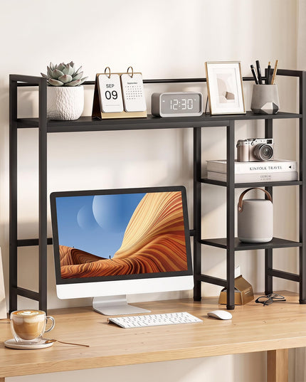 Giantex Desktop Bookshelf | 38.5" Dorm Desk Hutch for 27" Monitor