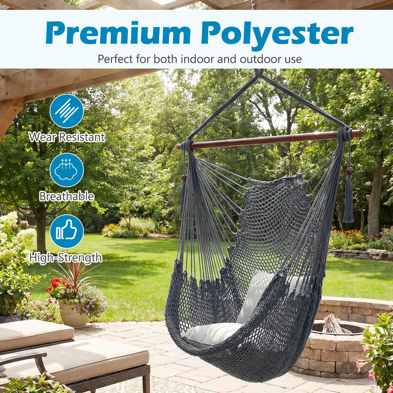 Giantex Caribbean Hammock Chair Large Hanging Chair