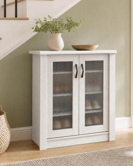 GIANTEX Shoe Storage Cabinet with 2/3 Doors and 3/6 Removable Shelves