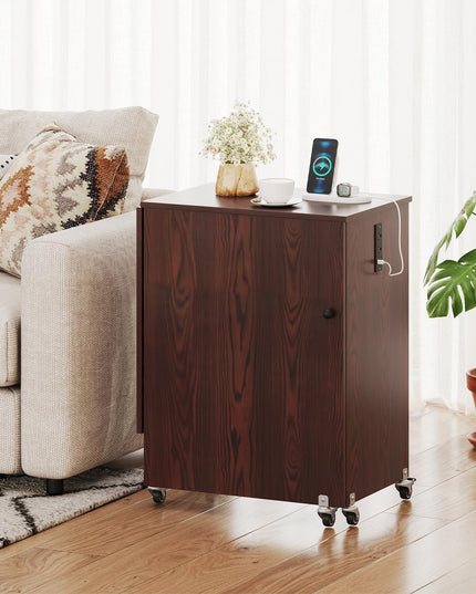 Giantex Folding Sewing Table with Charging Station