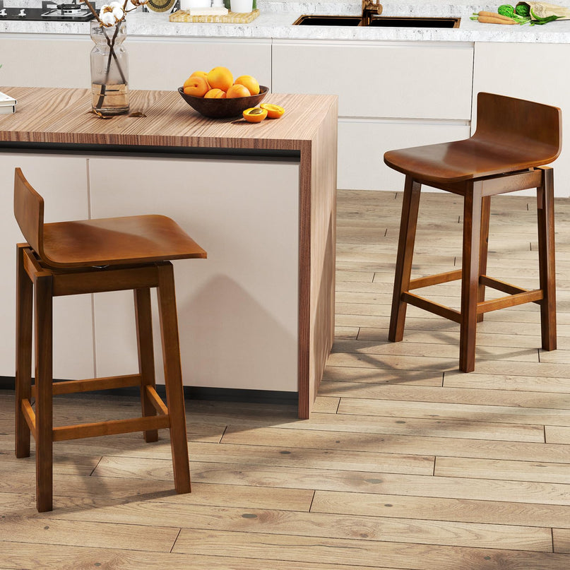 Giantex 24.5" Swivel Bar Stools Set of 2/4