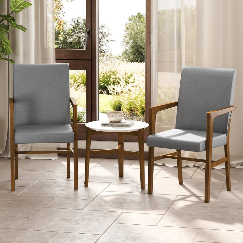 Giantex Mid Century Modern Dining Chairs Set of 2/4