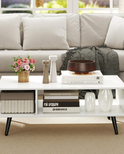 Giantex Coffee Table with Storage for Living Room