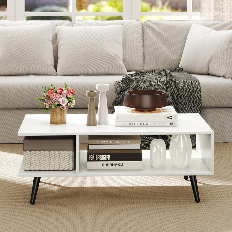 Giantex Coffee Table with Storage for Living Room
