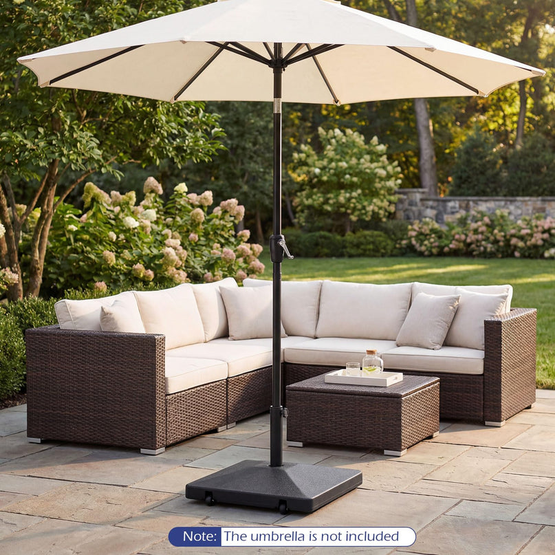 Giantex Rolling Fillable Patio Umbrella Base