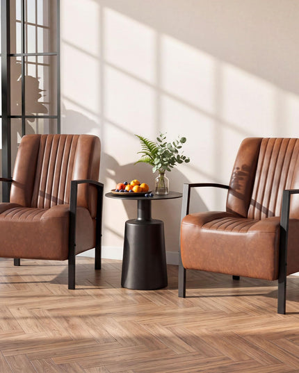Giantex Modern Accent Chair with Metal Frame for Living Room