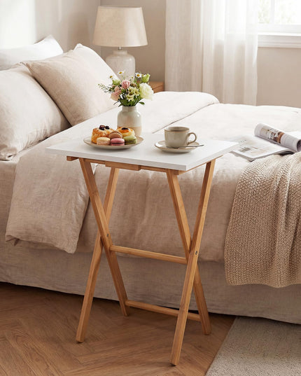 Giantex Folding TV Tray Table for Eating on Couch