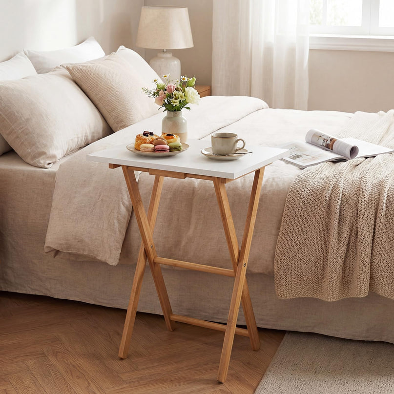 Table plateau TV pliable Giantex pour manger sur le canapé