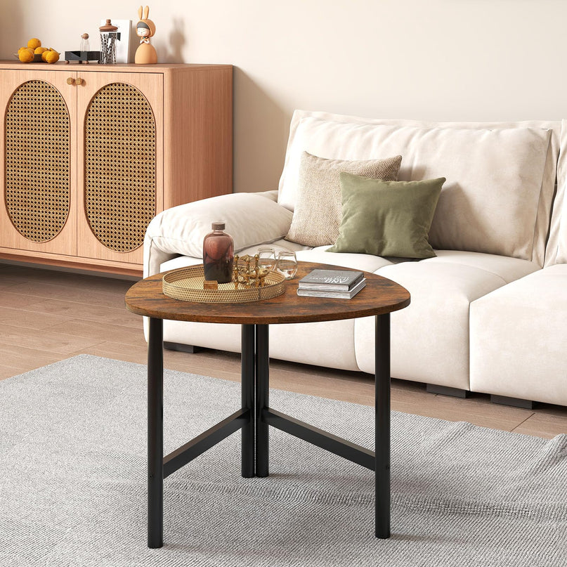 Giantex Triangle End Table | Small Coffee Table for Small Space Living Room