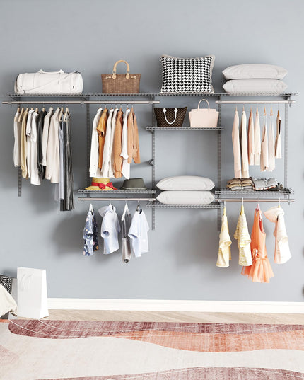 Giantex Système de rangement mural pour dressing Kit personnalisable