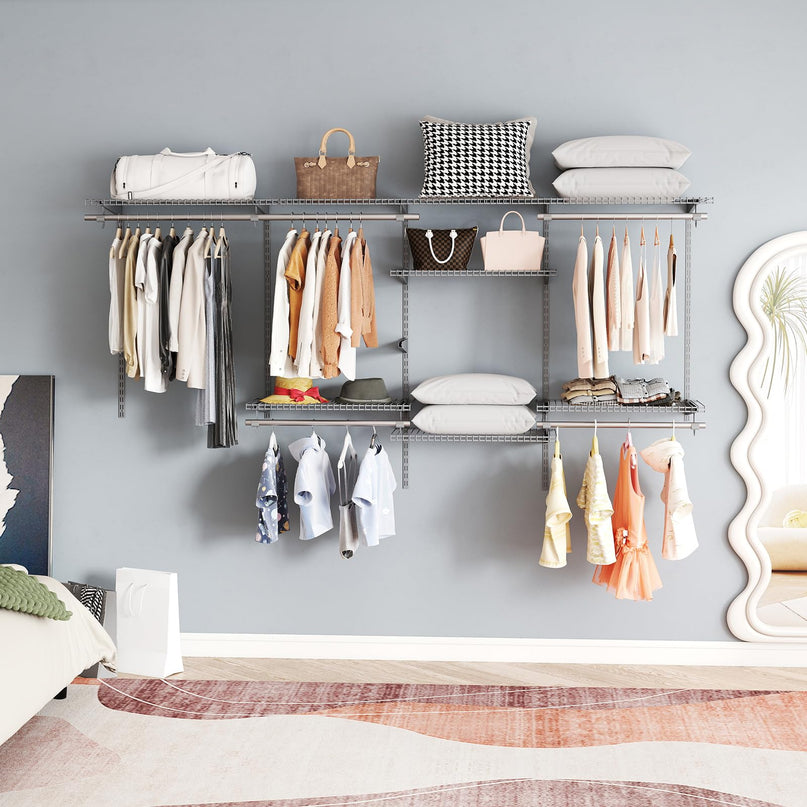 Giantex Closet Organizer System Wall-mounted Custom Closet Kit