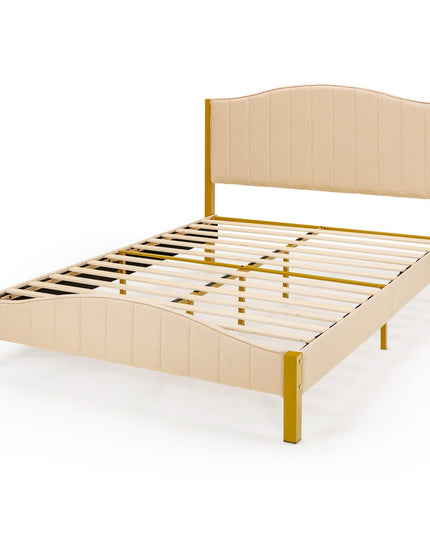 Giantex Full Size Upholstered Bed Frame