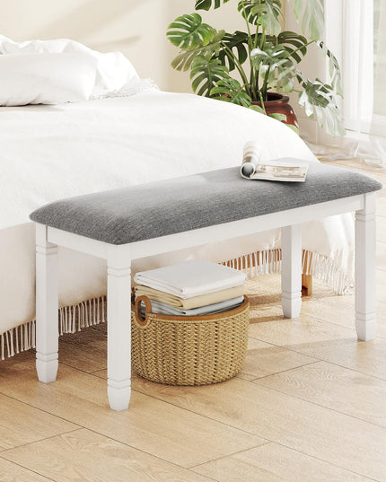 Giantex Upholstered Dining Bench with Padded Seat