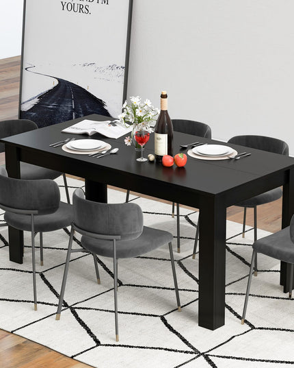 Dining Table, Wood Rectangular Table Dining Table 63" x 31.5" x 30"