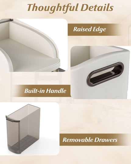 Meuble de rangement étroit pour salle de bain Giantex à 4/5/6 niveaux