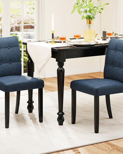 Giantex Upholstered Dining Chairs Set for Restaurant