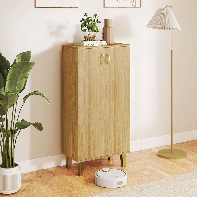 Giantex Shoe Cabinet with Removable Shelves for Living Room