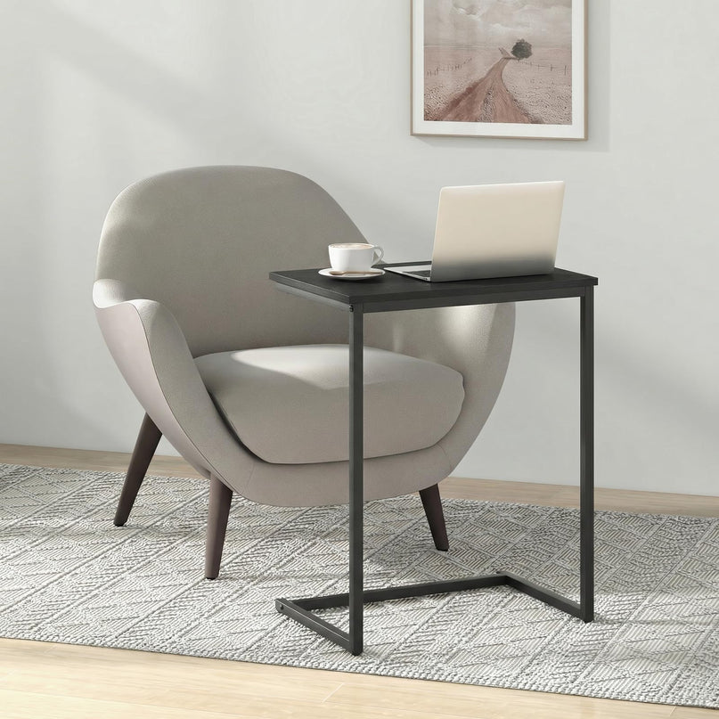 Giantex 26.5"  C Shaped End Table for Living Room