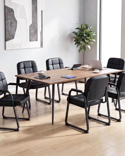 Chaises d'accueil Giantex pour salle d'attente avec accoudoirs rembourrés
