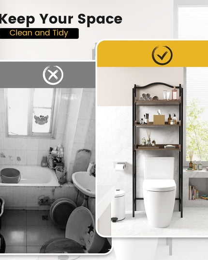 Giantex 3-Tier Over-The-Toilet Rack