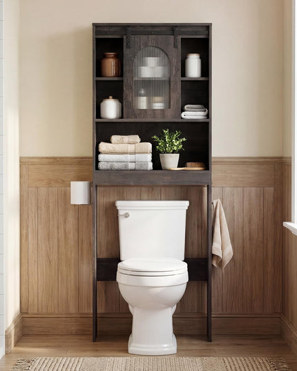 Giantex Over The Toilet Storage Cabinet for Bathroom Laundry