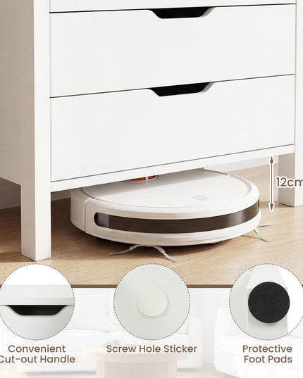 Meuble de rangement Giantex à 4 tiroirs profonds pour salon