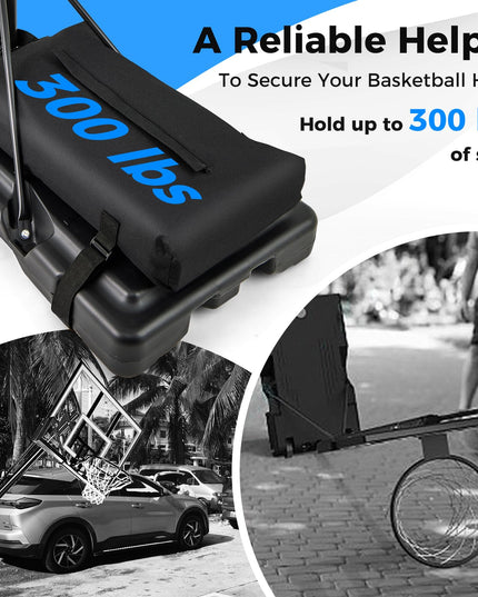 Giantex Basketball Hoop Sandbag, Heavy Duty Weighted Base Anchor for Portable Basketball Hoops