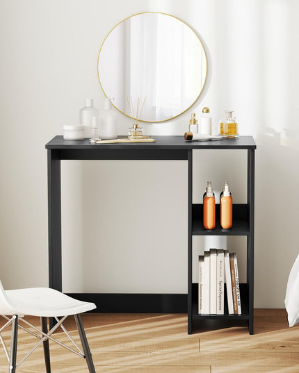 Giantex Small Desk with Storage for Small Spaces