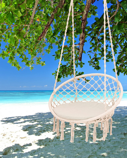 Hammock Chair Macrame Swing - Giantex