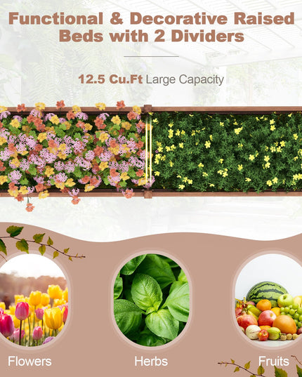 Giantex Wood Raised Garden Bed