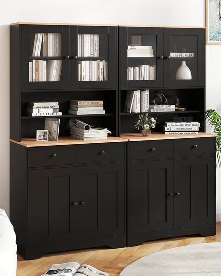 Giantex 67" Kitchen Pantry Cabinet for Dining Room