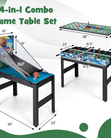 Giantex 14-in-1 Multi Game Table