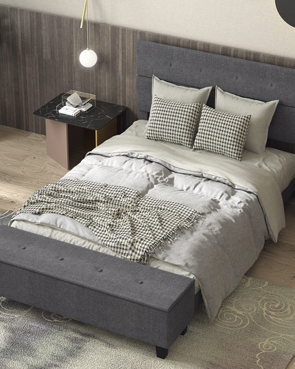 Bed Frame with Ottoman Storage - Giantex