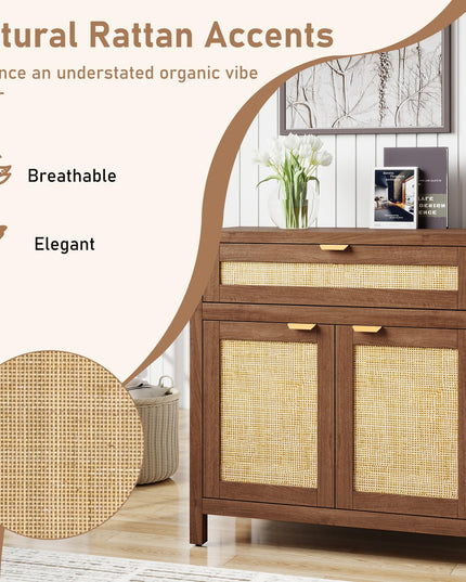 Giantex Sideboard Buffet Cabinet w/ 2 Doors