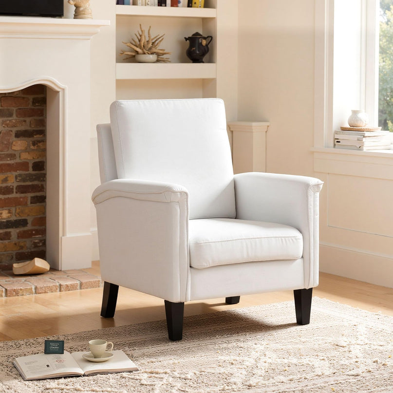 Giantex Modern Accent Chair Upholstered Armchair