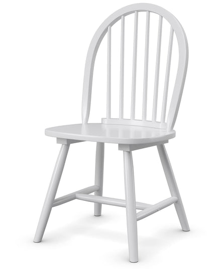 Giantex Wood Dining Chairs, French Country Armless Spindle Back Dining Chairs