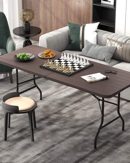 Giantex 6ft HDPE Folding Table