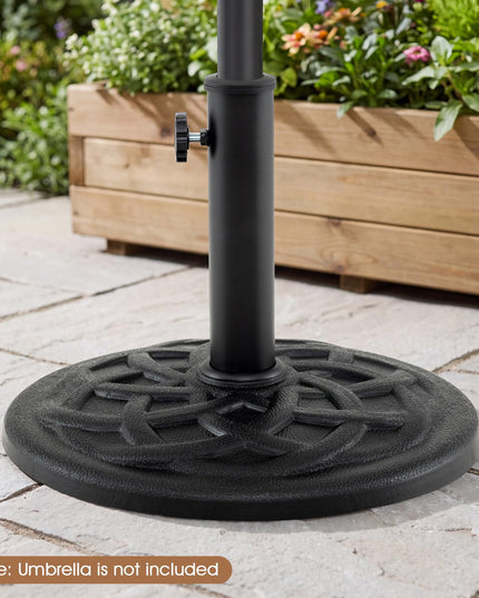 GIANTEX 20 lbs Patio Umbrella Base 16.5" Heavy Duty Outdoor Stand
