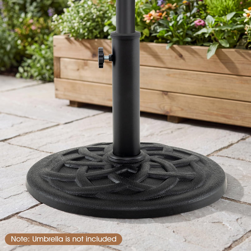 GIANTEX 20 lbs Patio Umbrella Base 16.5" Heavy Duty Outdoor Stand
