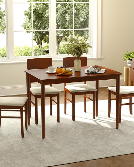 Giantex 5-Piece Dining Table Set for 4